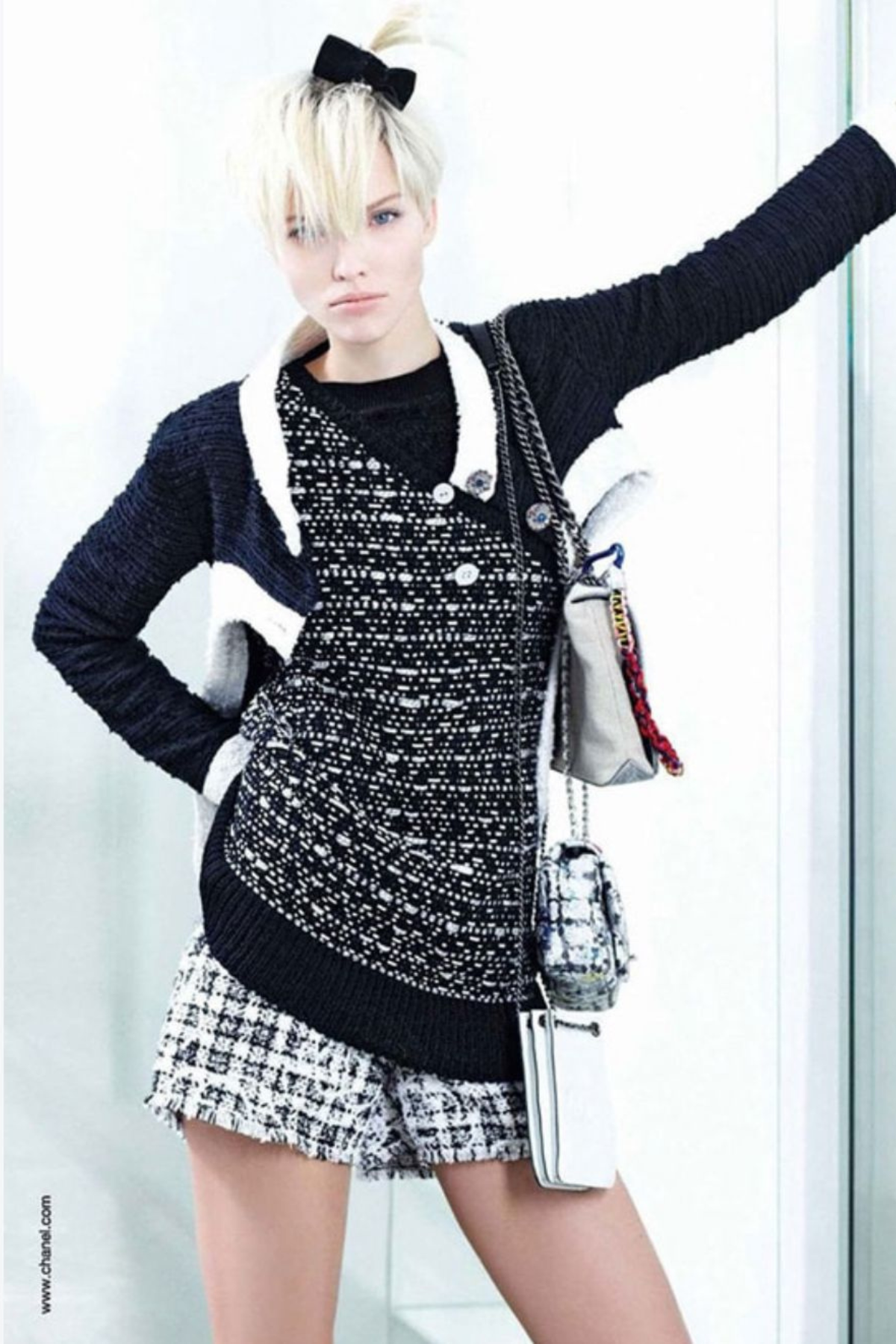 2014 Chanel Tweed Mini Shorts (FR34)