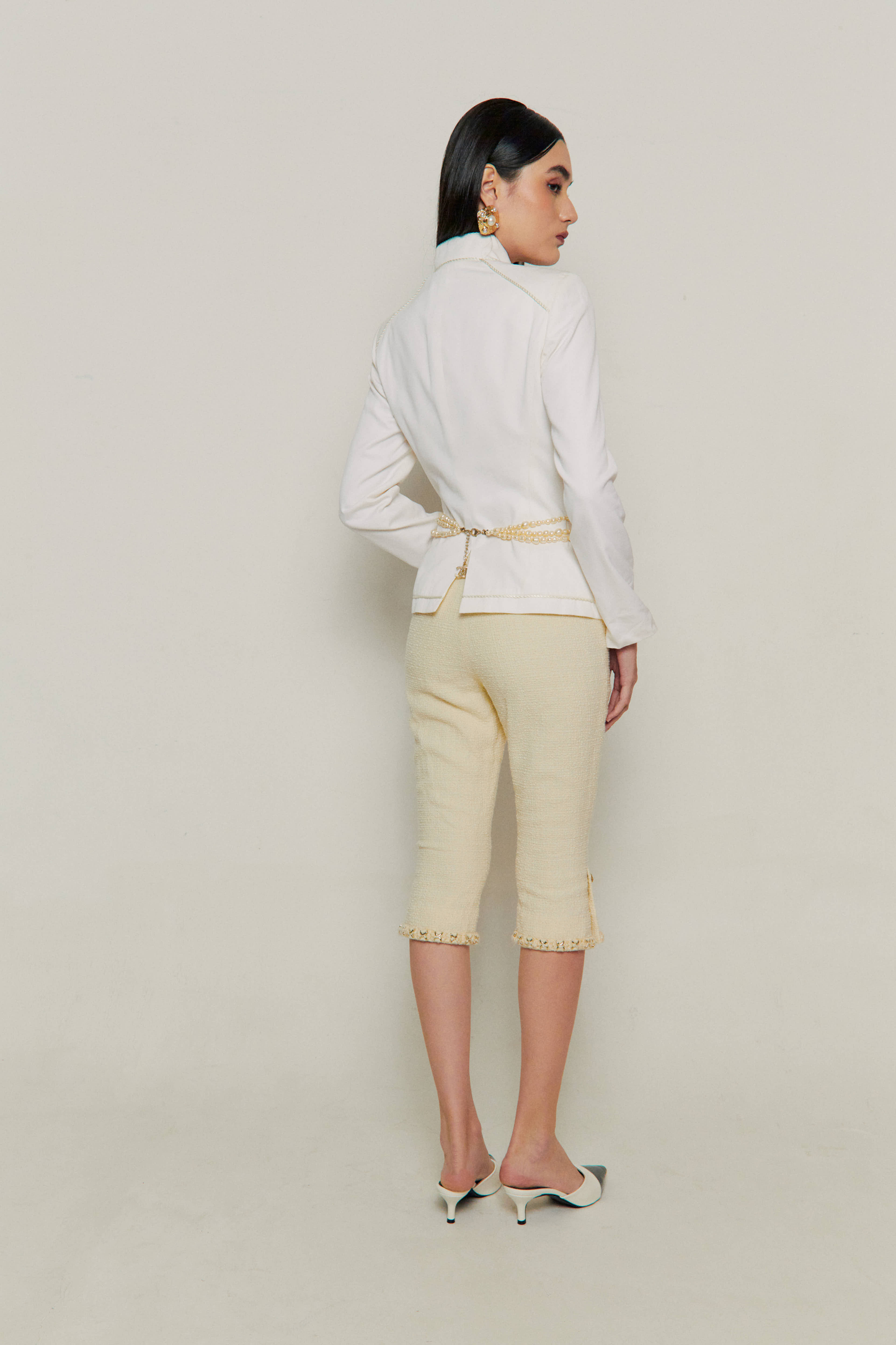2017 Chanel Tweed Capri Pants