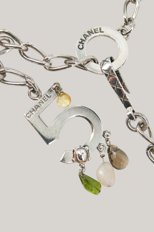 Chanel No.5 Silver Belt Chain